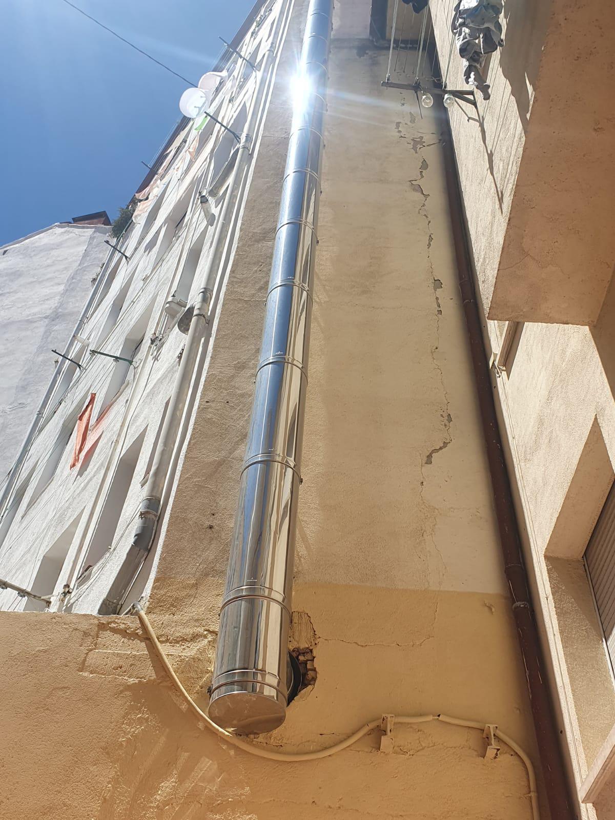 Antes de la rehabilitación de fachada